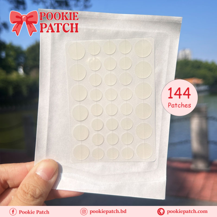Round Transparent Pimple Patch (144 Patches)